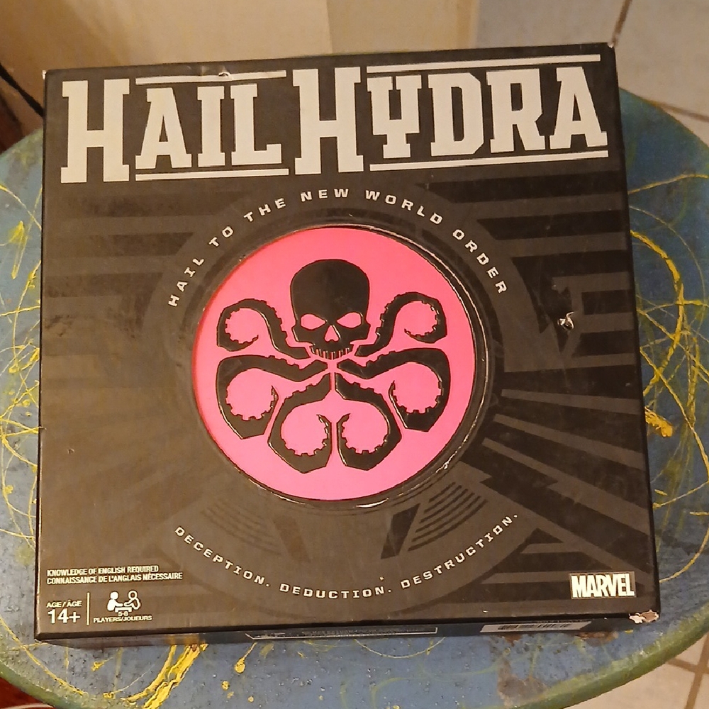 Marvel Hail Hydra Game - Pink and Black Design. (Contents Still In‎ Plastic)